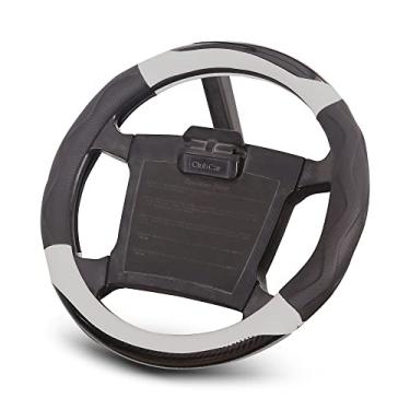 Imagem de World 9.99 Mall Capa de volante de carro de golfe para carro de clube (preto + cinza)