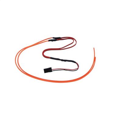 Imagem de FACCNOY Fita de LED multicolorida (290 mm) para rastreadores RC de 1/24 1/18 SCX24 TRX4M FCX24 FCX18 peças de atualização (vermelho)