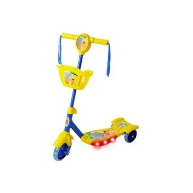 Imagem de Patinete com Cesta Floresta Divertida Luz e Som, DM Radical