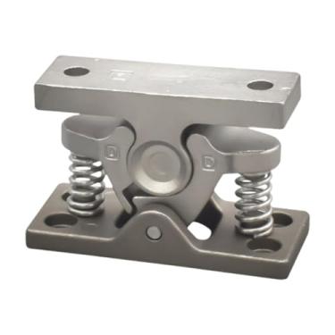 Imagem de Ｂｅｓｇａ Trava de segurança com trava de segurança de rolo duplo para proteção de porta de trailer com mola para armários, trailers de viagem, iates e veículos