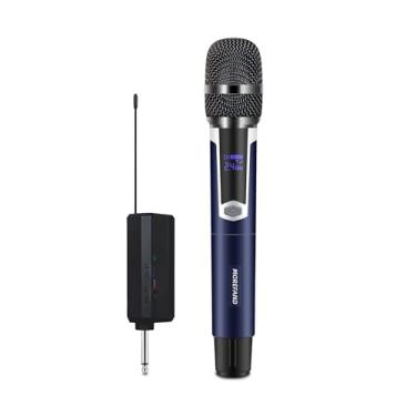 Imagem de Microfone Sem Fio Profissional, Tela LED HD, Cardioid, para Karaokê e KTV