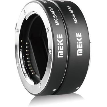 Imagem de MEIKE MK-S-AF3A Anel adaptador de tubo de extensão macro de foco automático de metal (10 mm + 16 mm) para câmera Sony Mirrorless E-Mount FE-Mount A7 NEX A7 A7M2 NEX3 NEX5 NEX6 NEX7 A5000 A5100 A6000