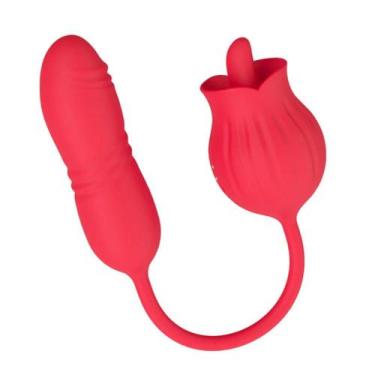 Imagem de Vibrador Estimulador Clitoriano Duplo FLOR - QC