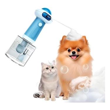 Imagem de Dispenser Shampoo Espuma De Banho Automático Cães Cor:Azul - Shopmix