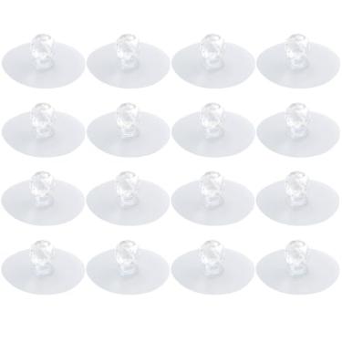 Imagem de ZCZQC 16 peças puxador de gaveta de armário autoadesivo transparente acrílico cristal 5 x 2,3 cm para guarda-roupa, cozinha, banheiro, cômoda, móveis, portas, janelas