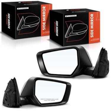 Imagem de A-Premium Par (2) espelhos retrovisores elétricos do lado do motorista e do passageiro - compatível com Chevrolet Impala 2014-2020 - Espelho retrovisor externo dobrável manual aquecido Chorme com luz