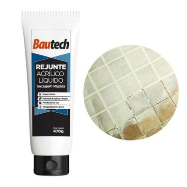 Imagem de Rejunte Acrílico Pronto Líquido Flexível 470g Bautech Cores, Marrom