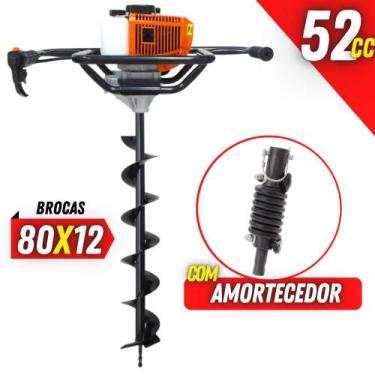 Imagem de Perfurador de Solo Vulcan VPS520 Broca 80x12cm + Amortecedor Para Inst