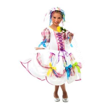 Imagem de Vestido Noiva Junina Luxo Infantil - JADE FASHION, P