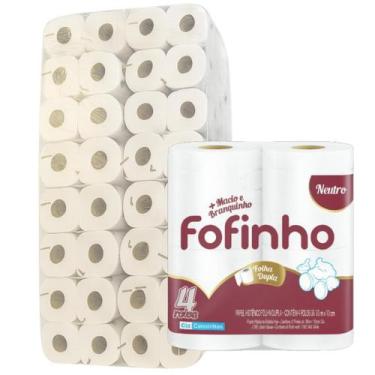 Imagem de Fardo Papel Higiênico Fofinho Folha Dupla Total 96 Rolos
