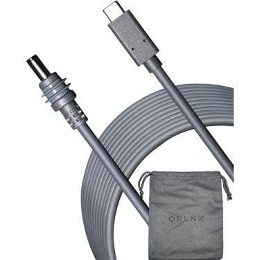 Imagem de ORLN'K Mini cabo Starlink funciona com carregador portátil de 100 W e carregador PD, impermeável, 18 AWG, chip E-Mark, cabo de alimentação USB C para CC (5 m)