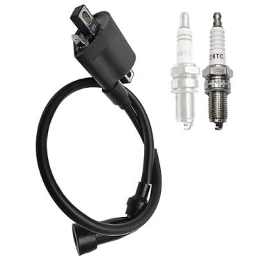 Imagem de EMTK Eletrodo De Bobina Ignição Alto Desempenho Para Motocicleta, Vela 50Cc, 80Cc, 90Cc, 110Cc, 125Cc, 150Cc, Ciclomotor, Scooter, Quadriciclo Chinês, Kart, Pit, Dirt Bike, Motor
