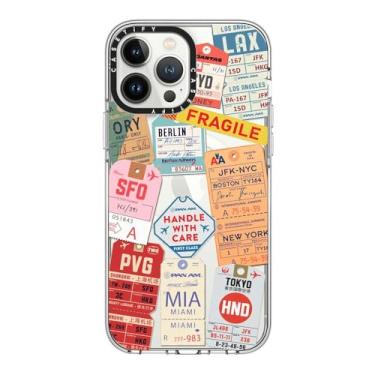 Imagem de CASETIFY Capa transparente para iPhone 13 Pro Max [não amarela/2 m. Proteção contra quedas de grau militar/compatível com Magsafe] - AirTags - Transparente