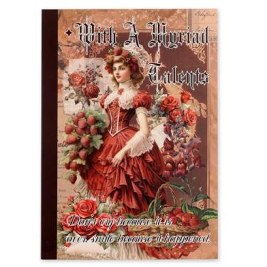 Imagem de Auguro Adesivos vintage efêmeros livro 480 pré-cortados Washi adesivos para diário lixo diário adesivo livro scrapbooking suprimentos Bullet Journal Supplies