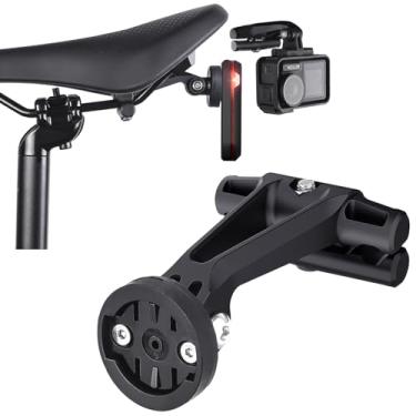 Imagem de Ranyi Suporte de trilho de assento de bicicleta durável compatível com Garmin Varia RCT715 RTL515 RVR315 Radar Camera Tail Light/GoPro Hero 13 12 11 10 9 8 7 6 5 / DJI Osmo Action 5 Pro 4 3 Action