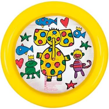 Imagem de Piscina Inflável Redonda Elefante Colorido Infantil 46 Litros