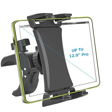 Imagem de Suporte de tablet para bicicleta giratória, suporte para guidão de bicicleta ergométrica, suporte de telefone e iPad para esteira, bicicleta estacionária, suporte para microfone, suporte para iPad