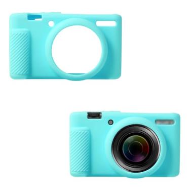 Imagem de Capa para Máquina Fotográfica Sony ZV-1 ZV-1 II ZV-1M2, Silicone Macio Capa Protetora Antirriscos Slim Fit para Máquina Fotográfica Digital (Cor Azure)