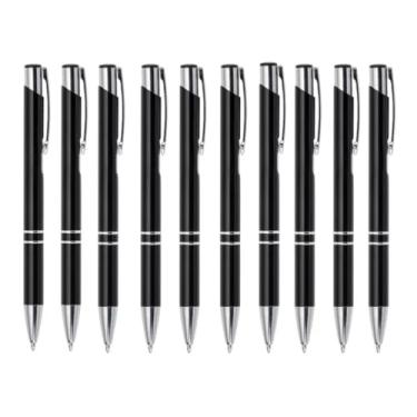 Imagem de Kit Com 20 Caneta Customizada Metal Laser Escreva C/Estilo (Preto)