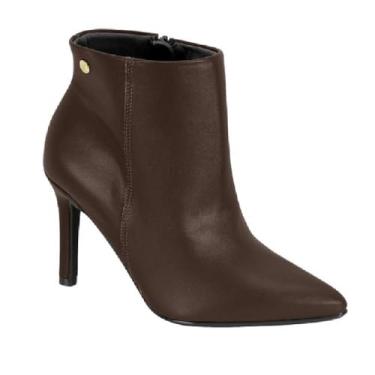 Imagem de Bota Vizzano Cano Baixo Bico Fino 3049.219 Marrom Café