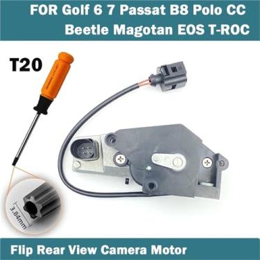 Imagem de Emblema de carro, câmera traseira flip, acessórios de motor, compatível com VW, compatível com Volkswagen Golf 6, Golf 7, Passat B8, Polo CC, Beetle, Magotan, EOS T-ROC