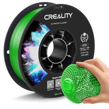 Imagem de Creality Filamento TPU 1,75 mm verde, filamento flexível para impressora 3D TPU 95A, carretel de 1 kg (2,2 lbs), excelente resiliência, resistente ao desgaste, fácil de imprimir, serve na maioria das