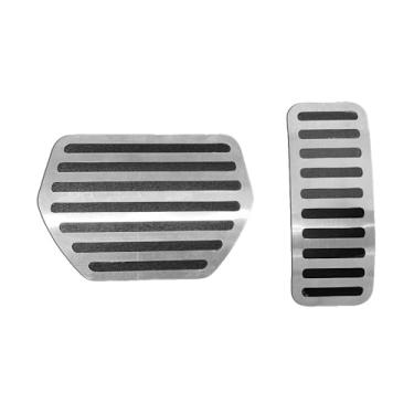 Imagem de Pedaleira lisa Aço Inox compatível com Peugeot 208 2013/2021 Automático