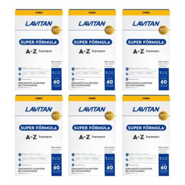 Imagem de Kit 06 Lavitan Homem A-Z Super Fórmula 60 Cápsulas - Cimed