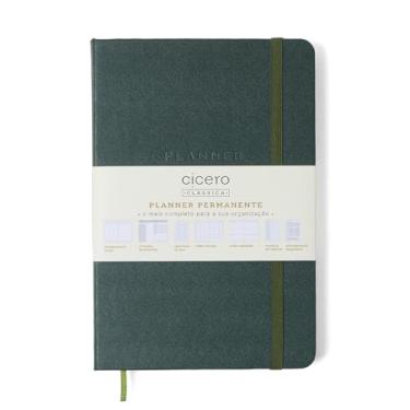 Imagem de Planner Permanente Ciceros Caderneta Clássica 14X21 Verde Oliva, Cicero