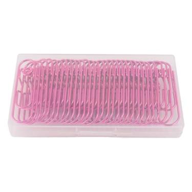 Imagem de Premium aço inoxidável metal clipes multifuncionais marcador de caneta para notebooks planejadores diários 30pcs com estojo de armazenamento (Rose Red)