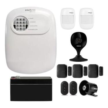 Imagem de Kit Alarme e Câmera Intelbras ANM 24 NET com 5 Sensores Sem Fio e Aces
