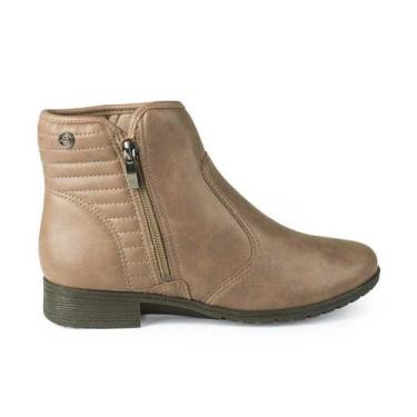 Imagem de Bota Feminina Dakota Ankle Boot Morino, Bege, 37