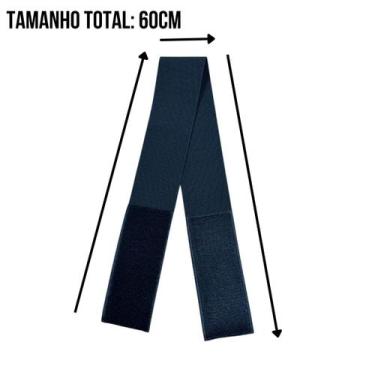 Imagem de Faixa Elástica Cinta Para Eletrodos Corrente Russa Tens 60cm - Aradesc
