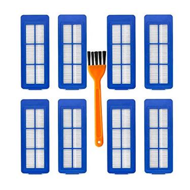 Imagem de 8 filtros HEPA substituições para Eufy RoboVac 11S Max,RoboVac 15C Max Robovac 30C Max Eufy G10 Hybrid Robotic Filter Aspirador Acessórios