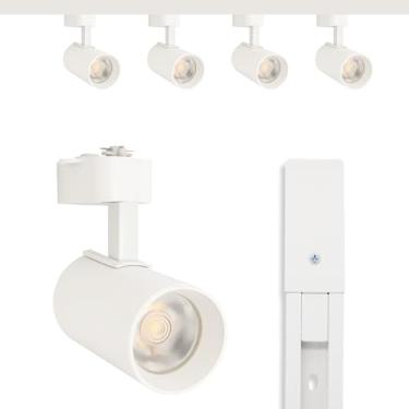 Imagem de Kit Trilho Eletrificado 1m Branco + 4 Spots Led 50w Branco (Quente)