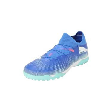 Imagem de PUMA Sapato de futebol unissex Future 7 Match Tt, Bluemazing Puma White Electric Peppermint, 46 EU