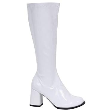 Imagem de Ellie Shoes Bota de cano alto feminina, Branco, 37