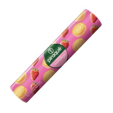 Imagem de Biscoito Piraquê Recheado Morango 160G- 20Un