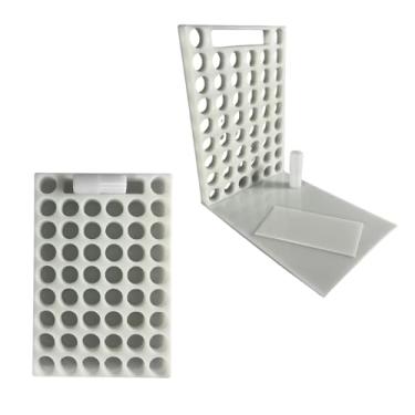 Imagem de Placa Porcionadora De Doces Brigadeiro Beijinho 50 Furos (15g)