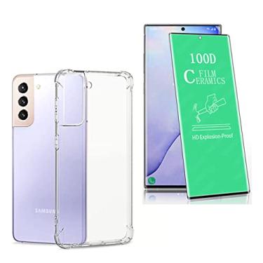 Imagem de Kit Capa Anti Impacto e Película De Vidro Compatível com Samsung Galaxy S23 5G