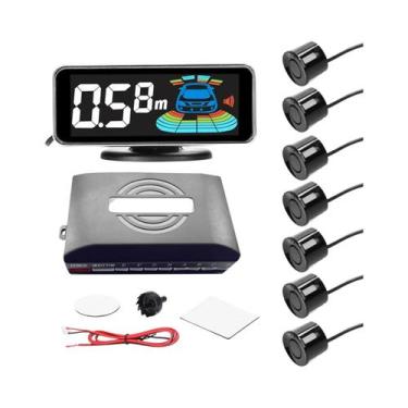Imagem de Sistema De Sensor De Estacionamento Para Carro 4pcs 8pcs Com Display L