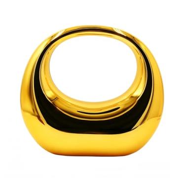 Imagem de Vooo4cc Bolsas para noite formal acrílico lua clutch bolsas elegantes festa bnquet bolsa de mão para mulheres, Dourado, One Size