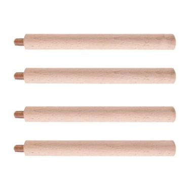 Imagem de predolo 4 Peças de Pernas de Brinquedo para Hamster, Pilares, Suporte para Casa de Estimação, Gaiola de Madeira, Acessórios para Ratos, Chinchilas