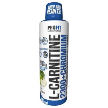 Imagem de L-Carnitine 2300 + Picolinato de Cromo 480ml - Profit Labs (480mL, Maçã verde)