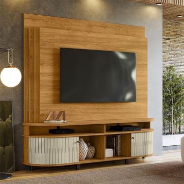 Imagem de Estante Home Theater Ambiente Daytona Cumaru Opala - Madetec