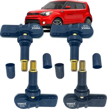 Imagem de Kit 4 Sensor Tpms Pressão Pneu Soul 2018