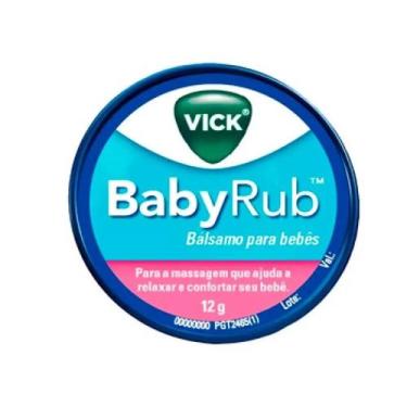 Imagem de Vick BabyRub Bálsamo Infantil com Camomila e Aloe Vera 12g