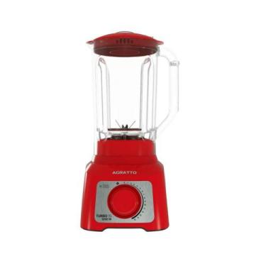 Imagem de Liquidificador Agratto Turbo 15 Vermelho 3,2L 127V 1200W ALIQ06N-01, V