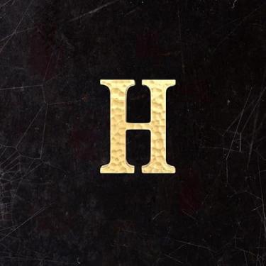 Imagem de BWRMHME Letras e números autoadesivos de latão sólido com textura de estria maleolar – Alfabeto de metal de 4,5 cm de ouro antigo para porta, parede, placa de sinalização de caixa de correio, rua e