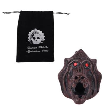 Imagem de Apito da Morte Asteca, Mais de 125 Decibéis Gritos Altos e Reais Apito da Morte Asteca Gritos Autênticos com Som Humano Adequado para Brincadeiras de Halloween Colecionáveis